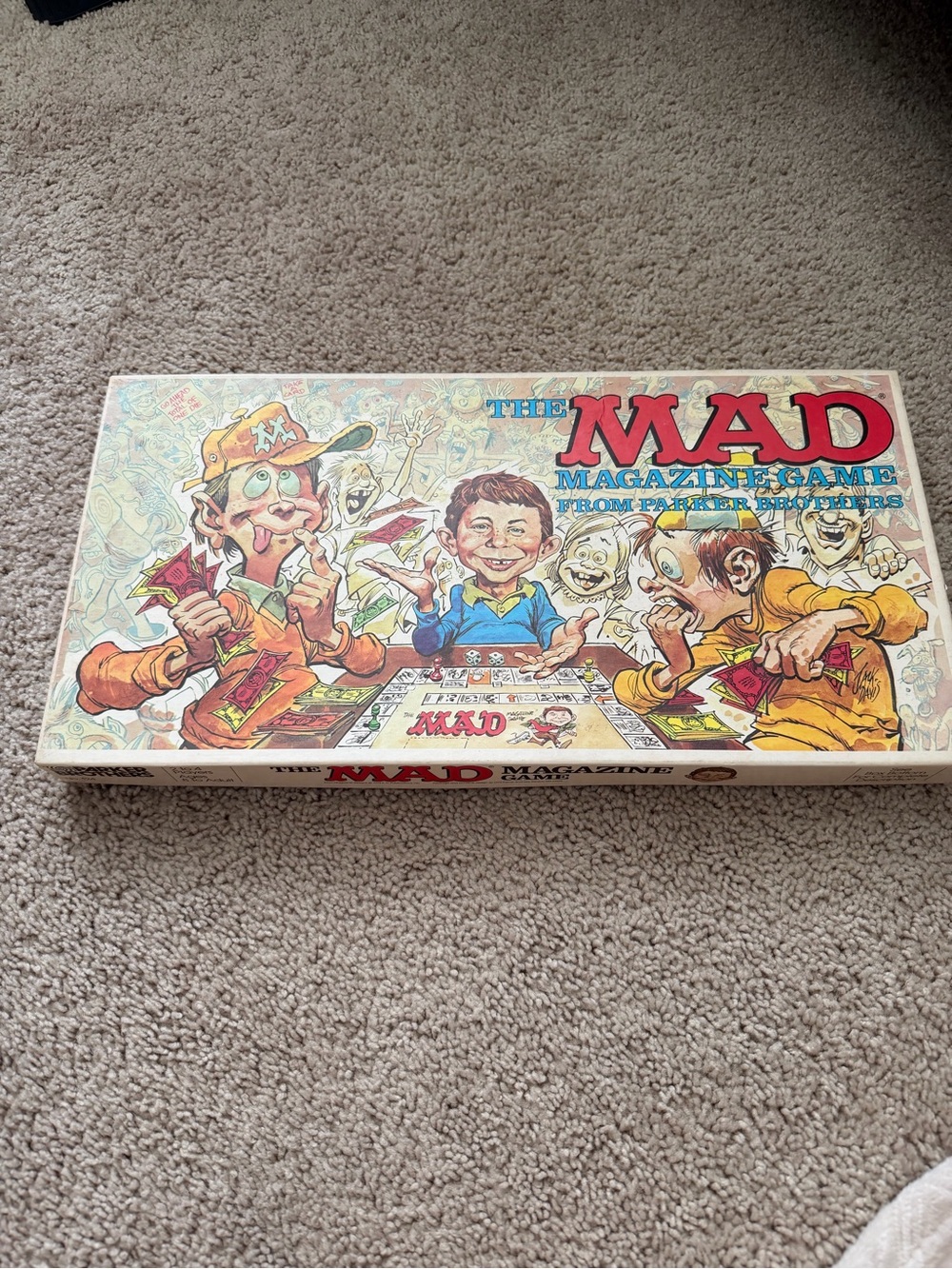 1979 Vintage MAD Magazine Board Game –Collector Condition with Green Bill